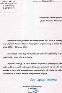 2009.05%20Podziekowanie%20Sad%20Pruszkow%20%20Tydzien%20Pomocy%20Ofiarom%20Przestepstw%202009a Rekomendacje